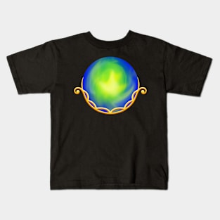 Cradled Globes - Terra Gold Kids T-Shirt